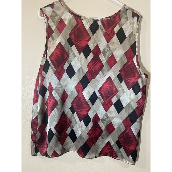 Willow Ridge Red Black Cream 2 Piece Set Shirt 1X - Picture 6 of 6